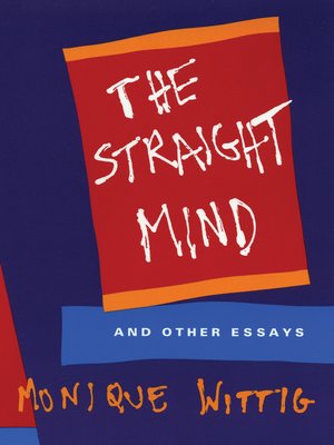 cover image of The Straight Mind